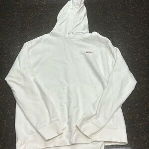 Size, large white Nike hoodie
